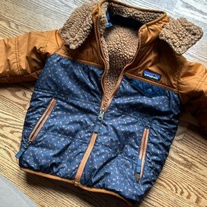 Very warm 5/6 Patagonia down reversible puffer fleece jacket
